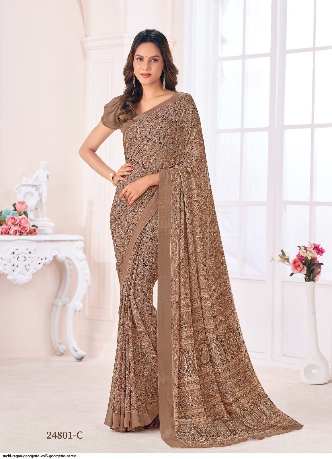 RUCHI RAGAA GEORGETTE VOL6 georgette saree