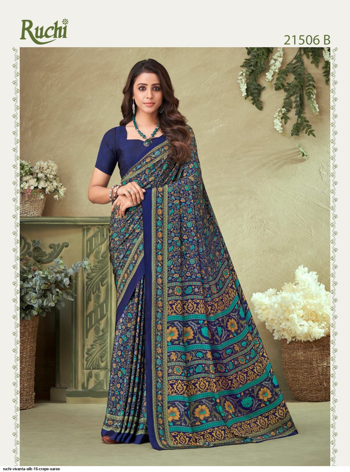 25 Trending Collection of Crepe Sarees For Stunning Look