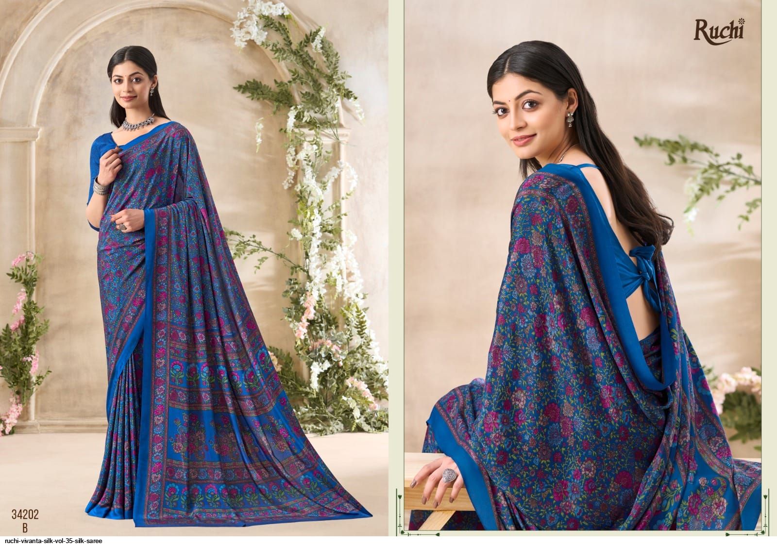 RUCHI VIVANTA SILK VOL 35 SILK SAREE 34202B