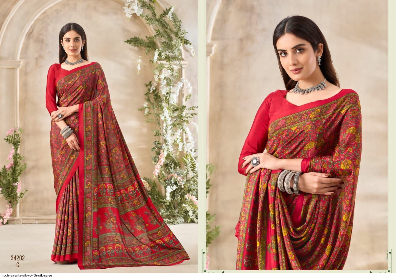 RUCHI VIVANTA SILK VOL 35 SILK SAREE 34202C