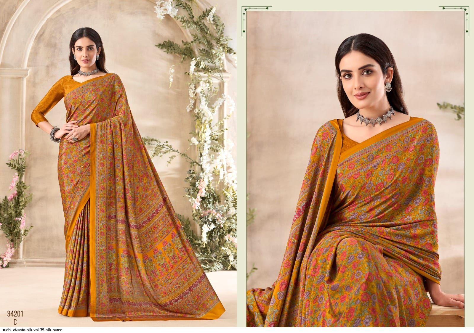 RUCHI VIVANTA SILK VOL 35 SILK SAREE 34201C