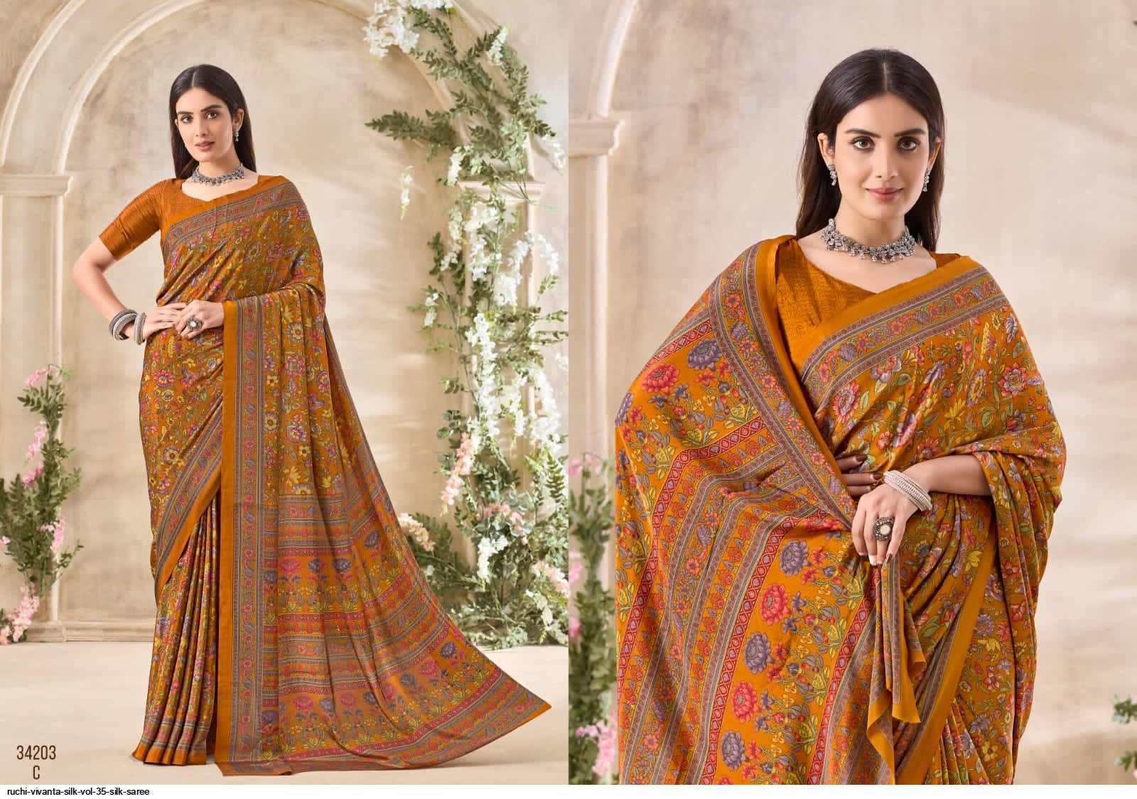 RUCHI VIVANTA SILK VOL 35 SILK SAREE 34203C