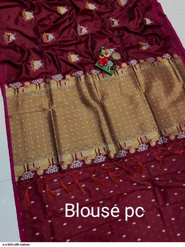 S S LICHI SILK SAREES F