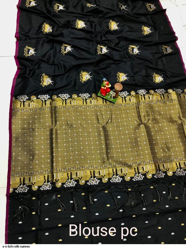 S S LICHI SILK SAREES A