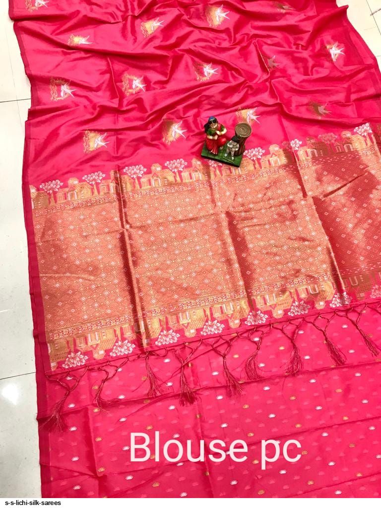 S S LICHI SILK SAREES B