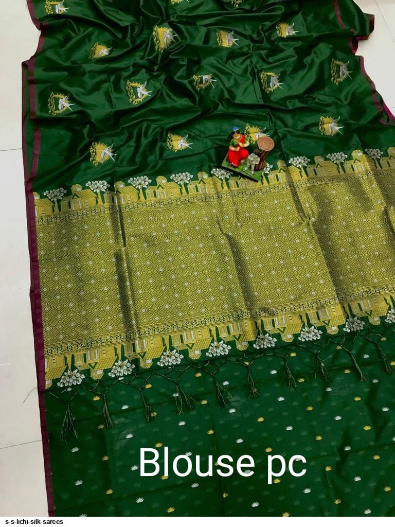 S S LICHI SILK SAREES E