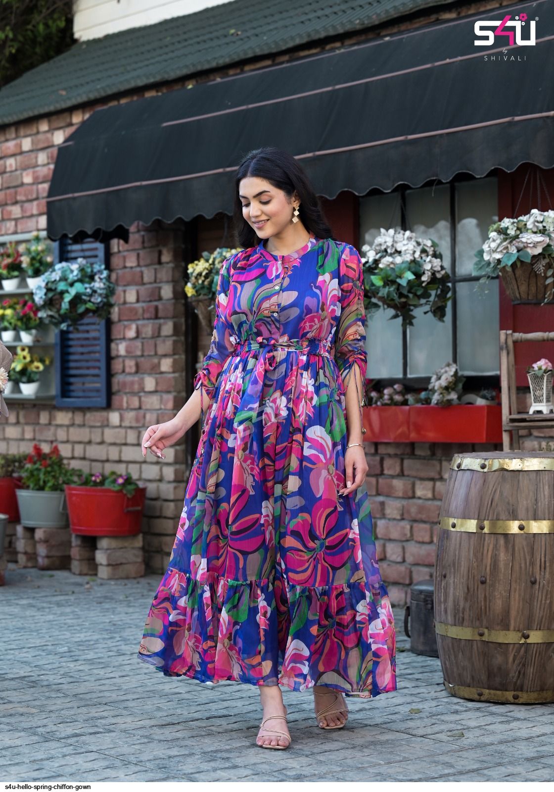 s4u HELLO SPRING Chiffon gown