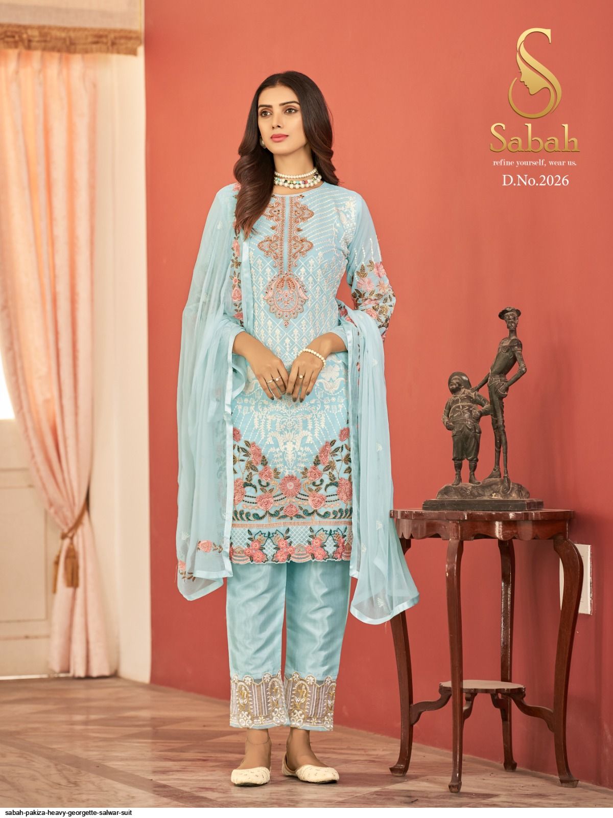 SABAH PAKIZA HEAVY GEORGETTE SALWAR SUIT