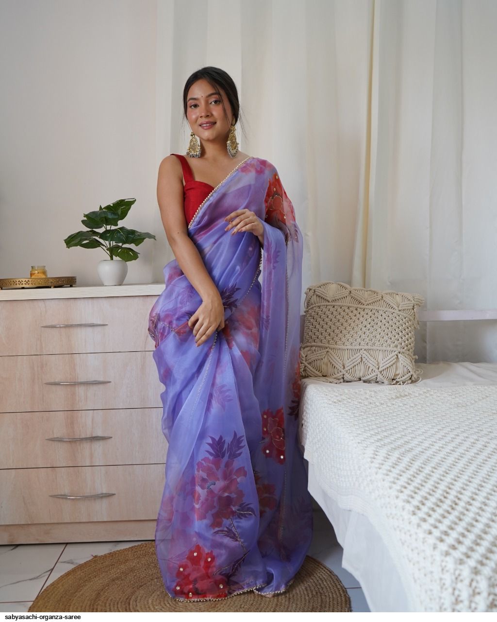 YNF SABYASACHI ORGANZA SAREE C