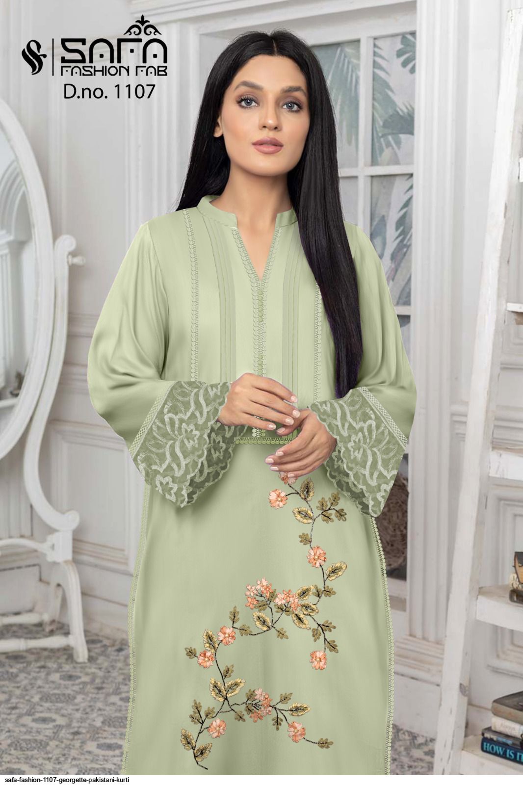 SAFA FASHION 1107 georgette pakistani kurti