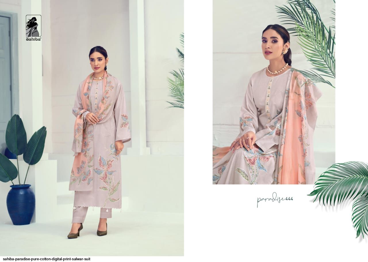 SAHIBA PARADISE PURE COTTON DIGITAL PRINT SALWAR SUIT