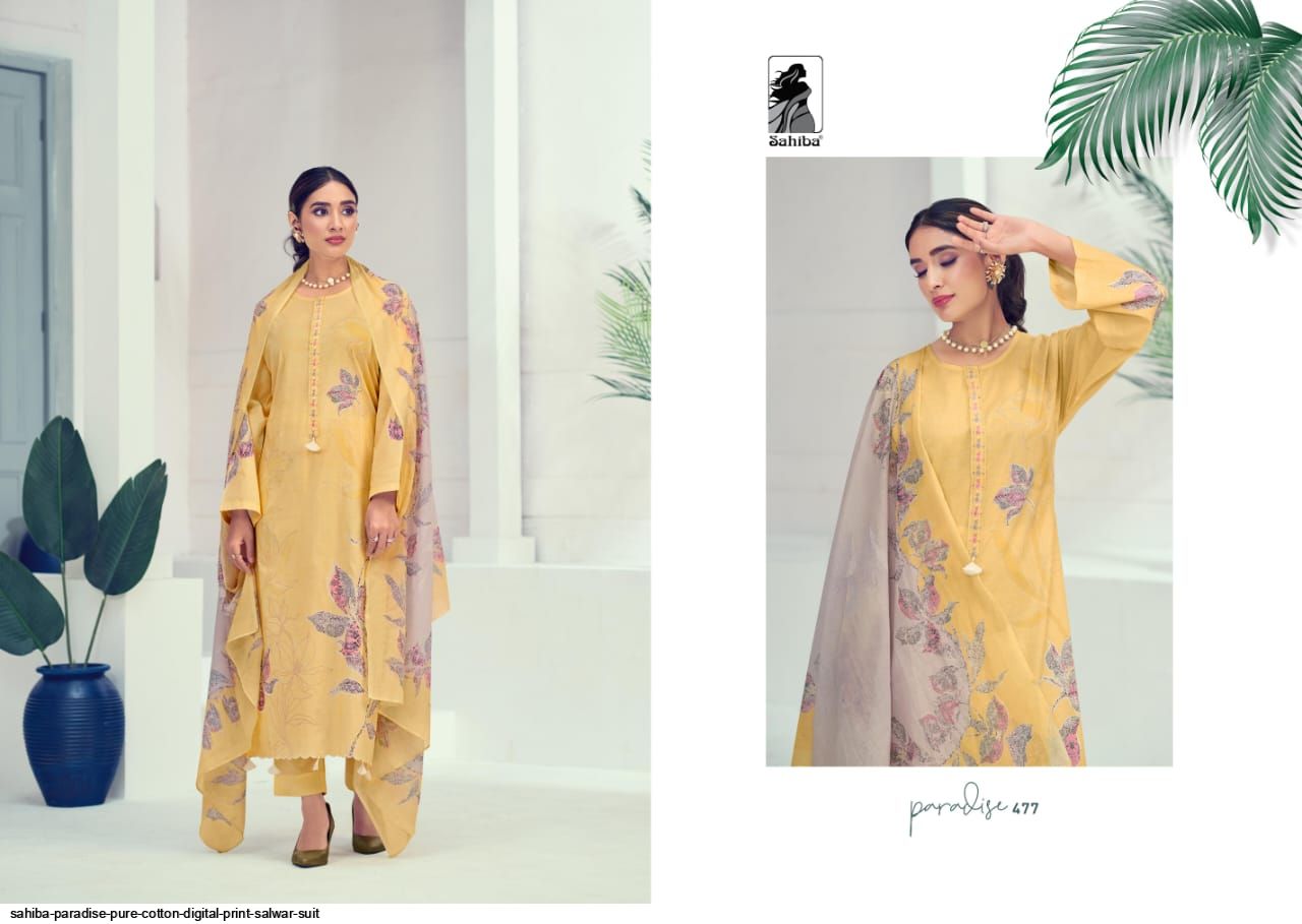 SAHIBA PARADISE PURE COTTON DIGITAL PRINT SALWAR SUIT