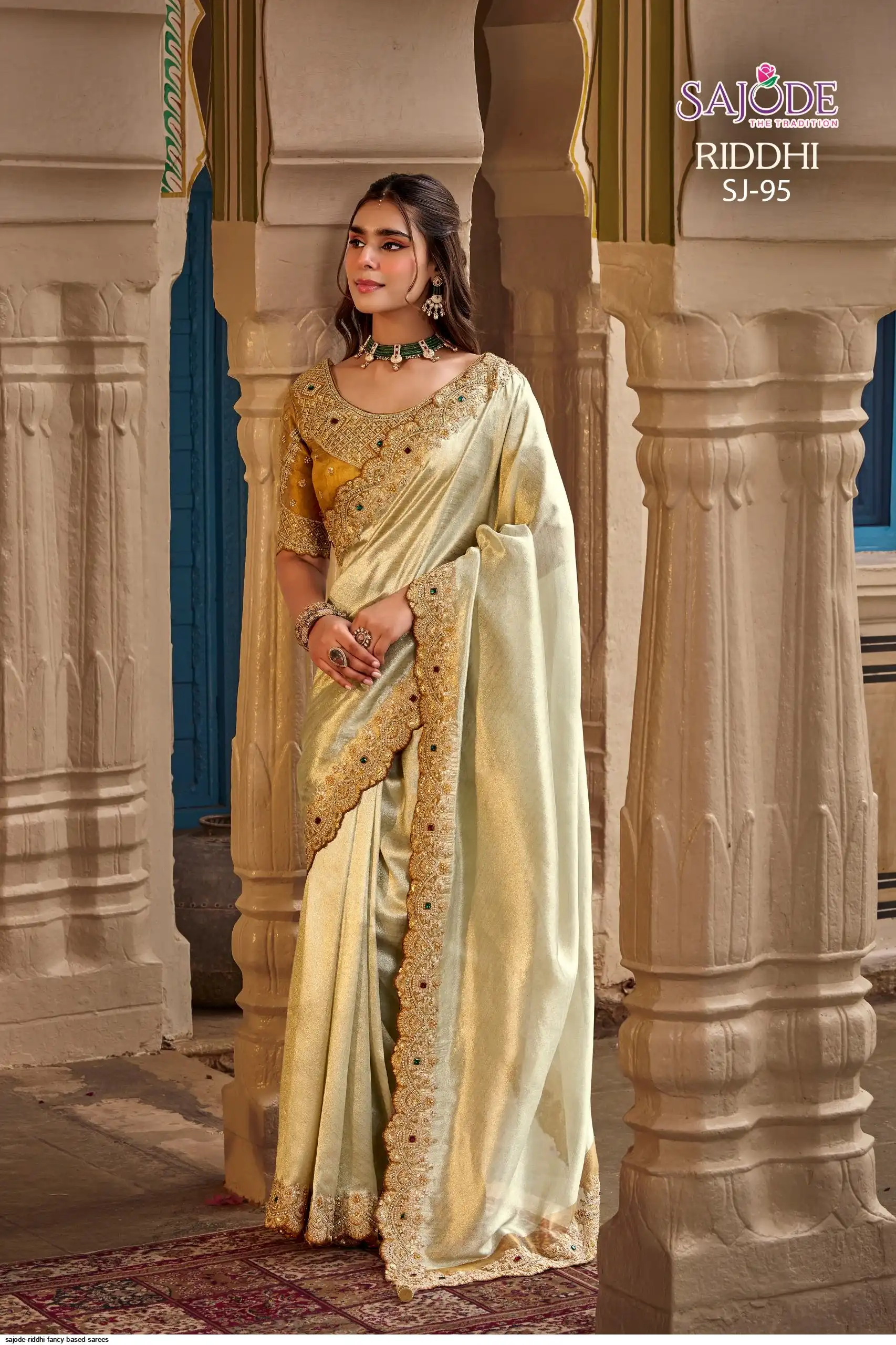 SAJODE RIDDHI FANCY BASED SAREES 95