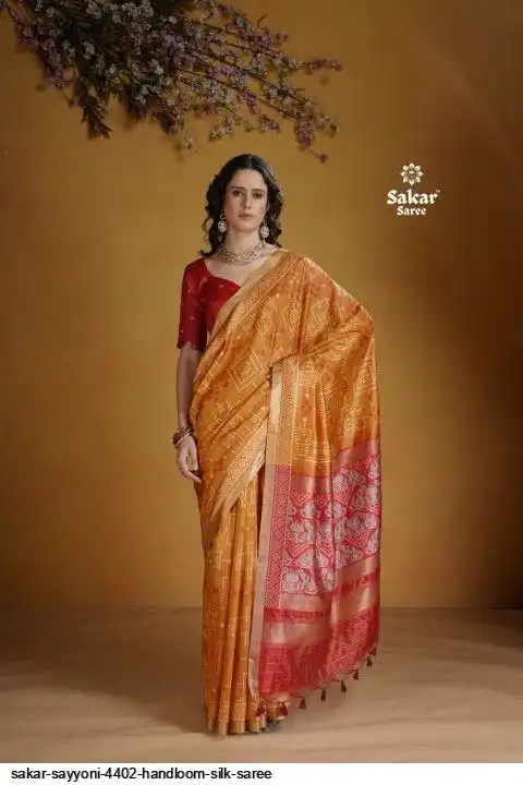 SAKAR SAYYONI 4402 HANDLOOM SILK SAREE A