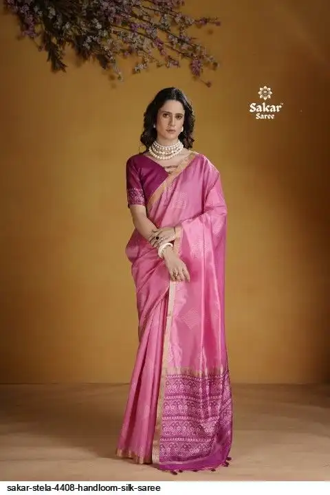 SAKAR STELA 4408 HANDLOOM SILK SAREE A