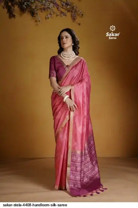 SAKAR STELA 4408 HANDLOOM SILK SAREE E