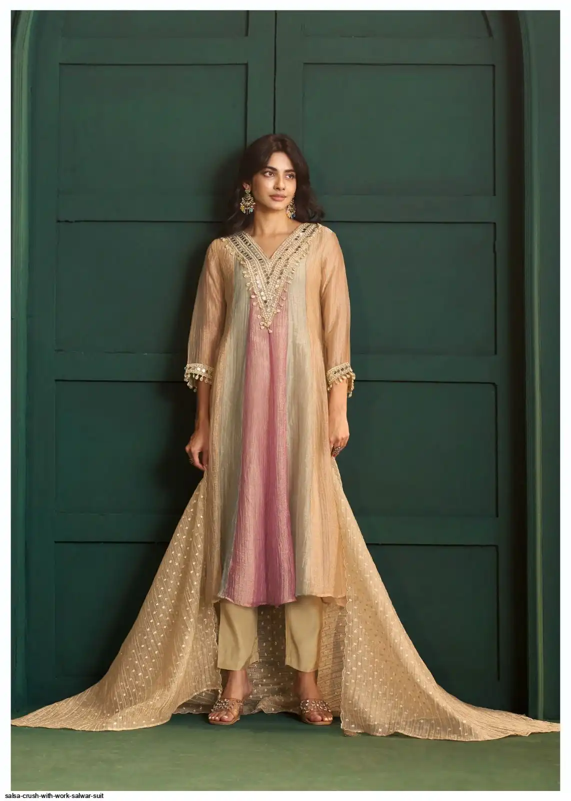 SALSA CRUSH WITH WORK SALWAR SUIT B
