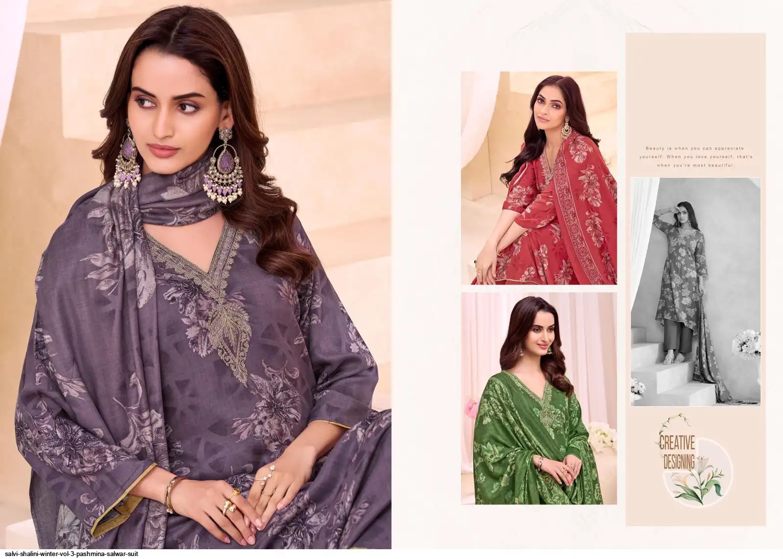 SALVI SHALINI WINTER VOL 3 PASHMINA SALWAR SUIT