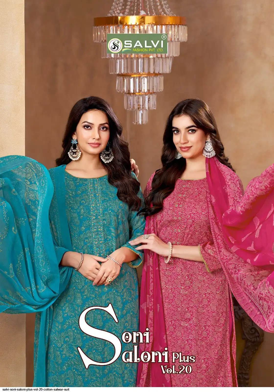 SALVI SONI SALONI PLUS VOL 20 COTTON SALWAR SUIT