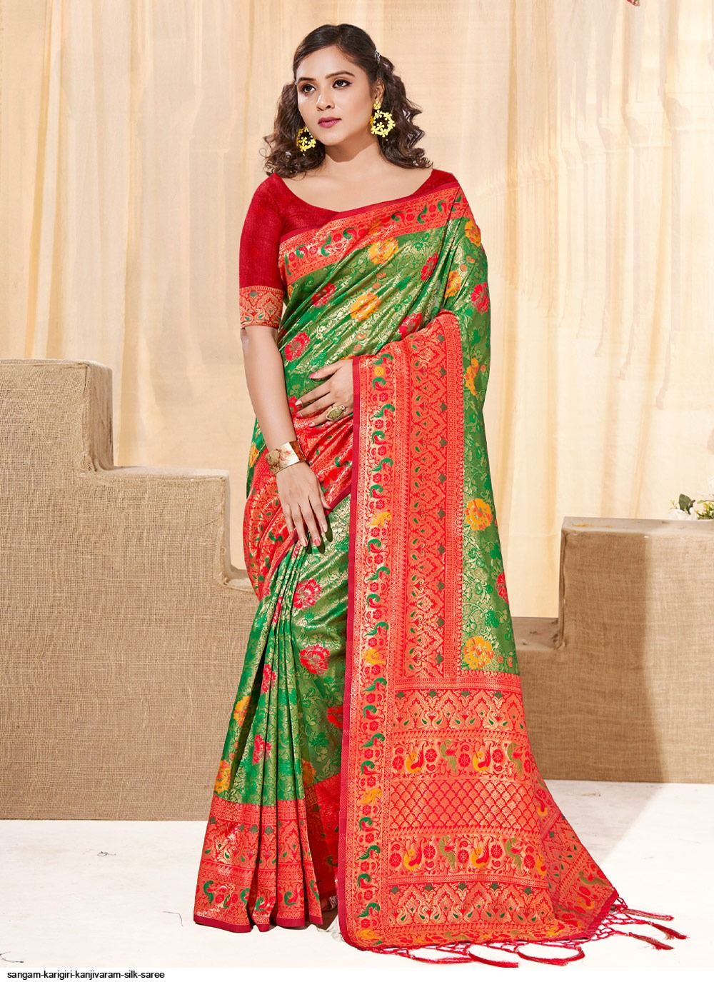 SANGAM KARIGIRI Kanjivaram Silk SAREE