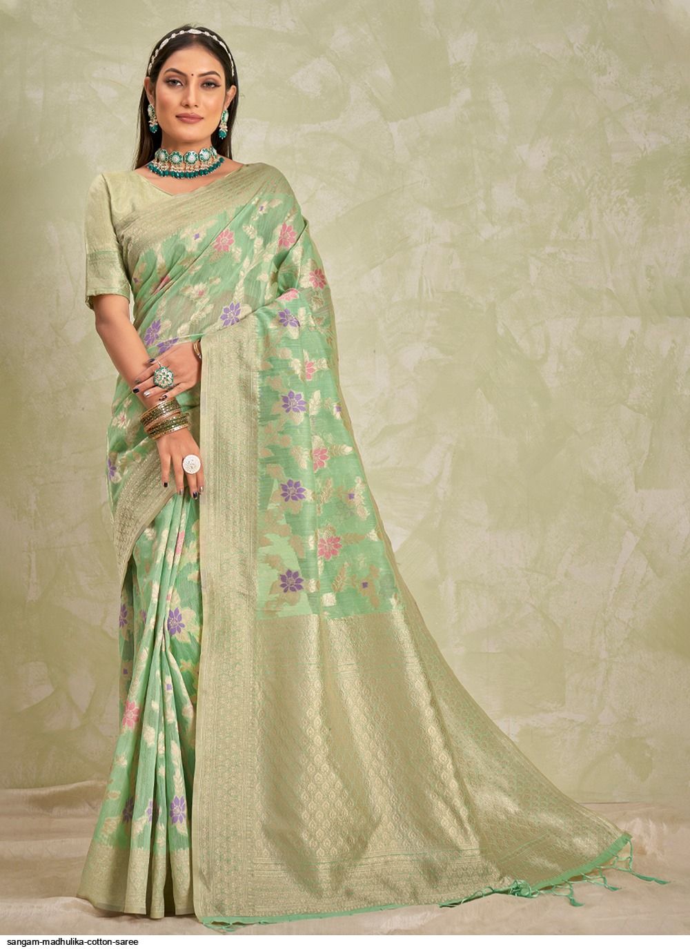 sangam MADHULIKA Cotton saree
