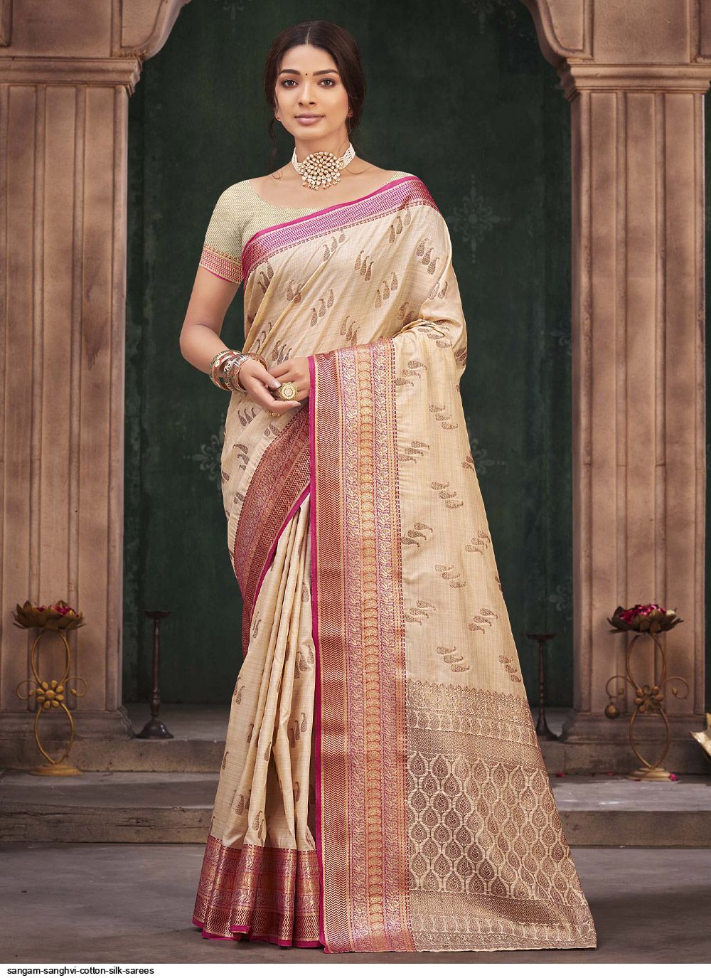 SANGAM Sanghvi COTTON SILK SAREES