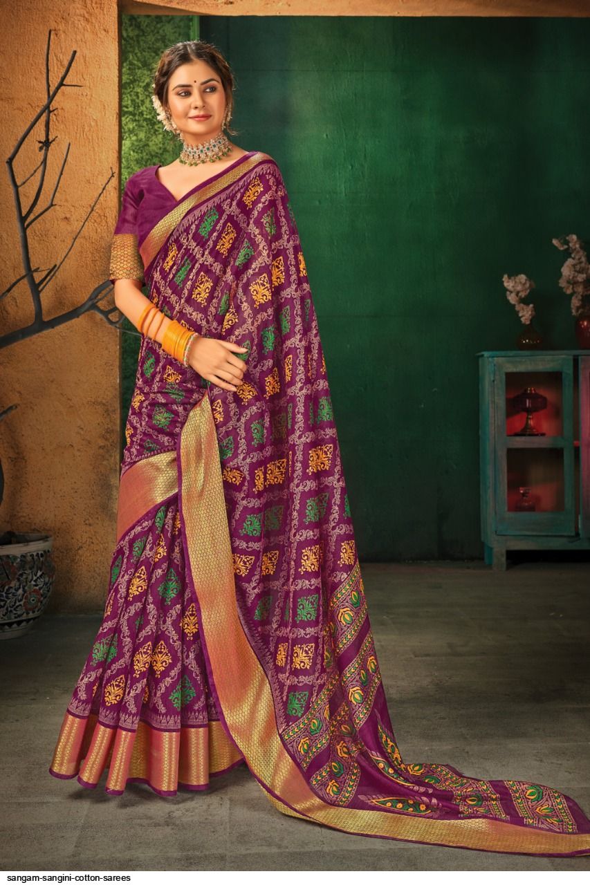 SANGAM SANGINI COTTON SAREES