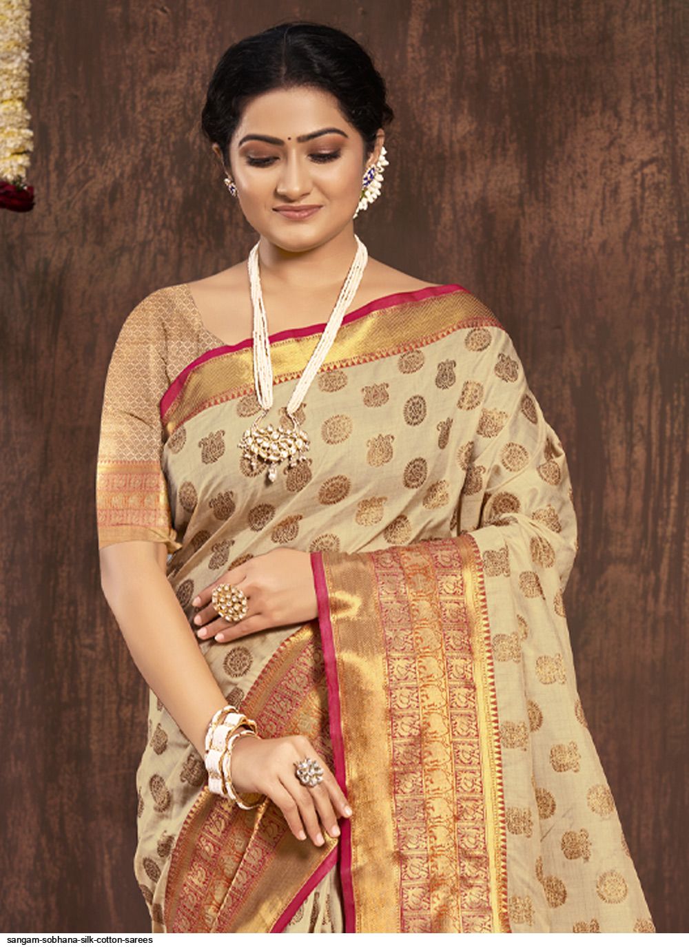 SANGAM SOBHANA SILK COTTON SAREES