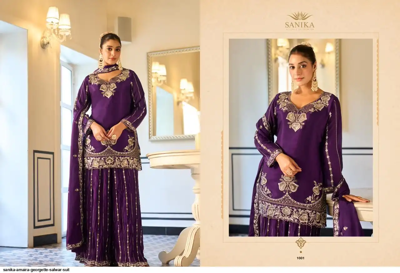 SANIKA AMAIRA GEORGETTE SALWAR SUIT 1001