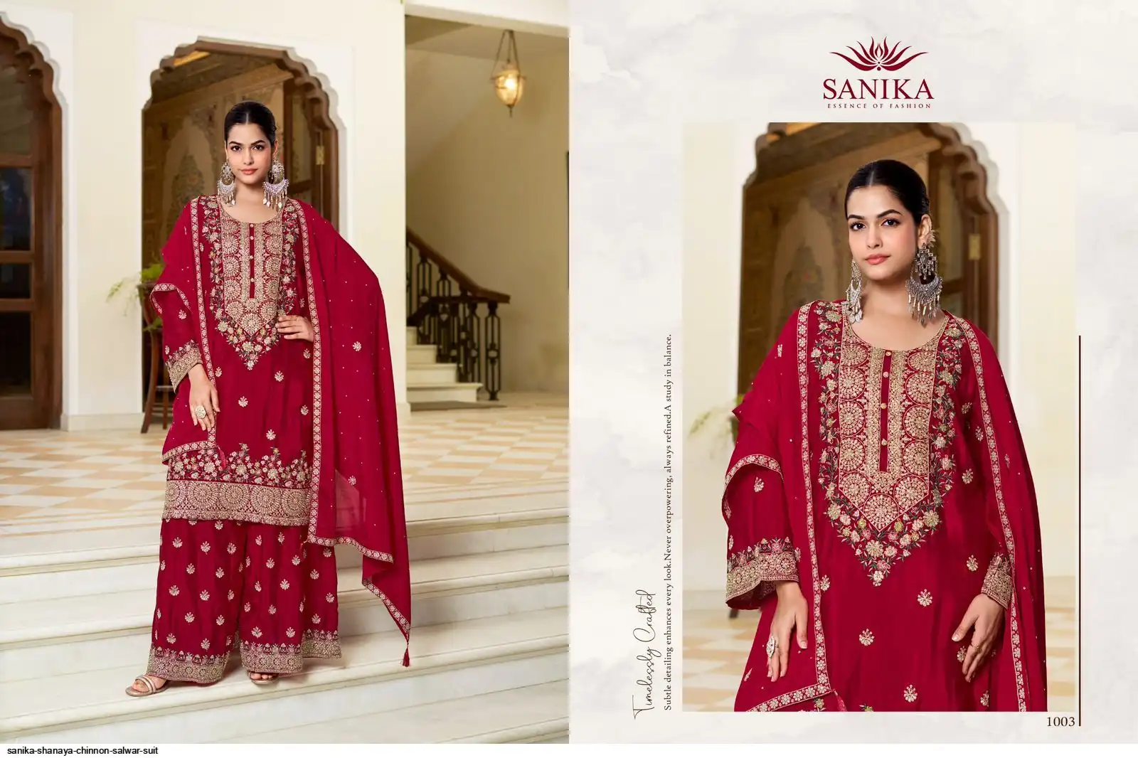 SANIKA SHANAYA CHINNON SALWAR SUIT 1003