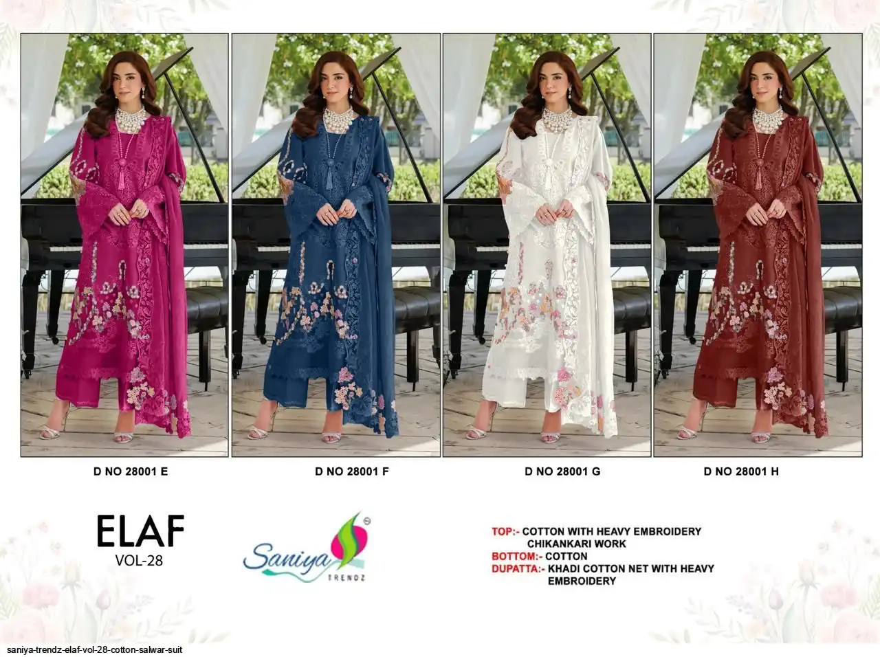 Saniya Trendz Cotton Salwar Suit