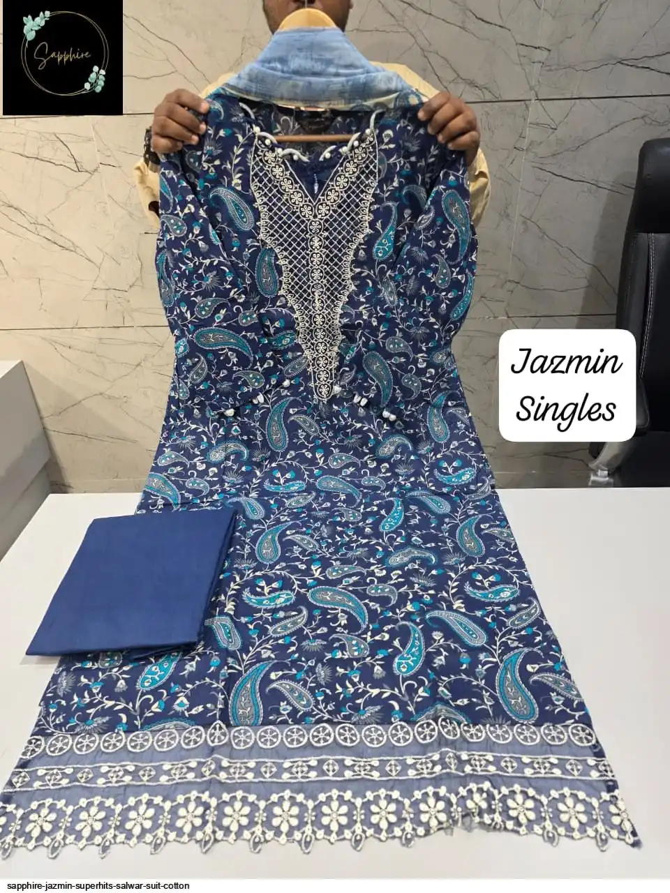 SAPPHIRE JAZMIN SUPERHITS SALWAR SUIT COTTON 109
