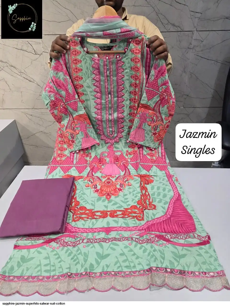 SAPPHIRE JAZMIN SUPERHITS SALWAR SUIT COTTON 111