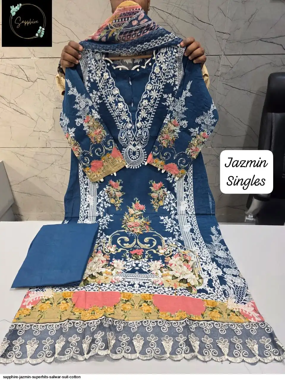 SAPPHIRE JAZMIN SUPERHITS SALWAR SUIT COTTON 115