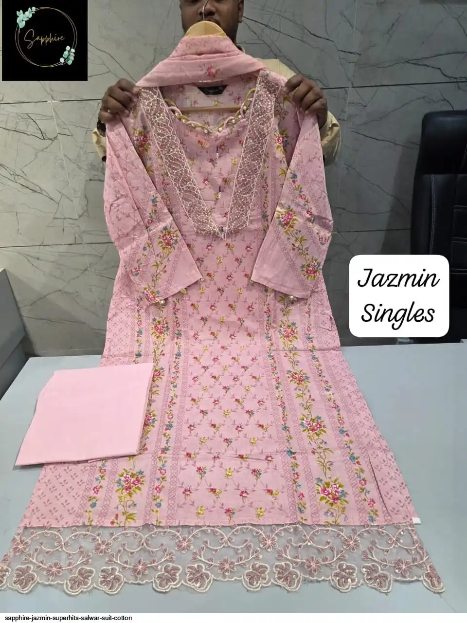 SAPPHIRE JAZMIN SUPERHITS SALWAR SUIT COTTON 120