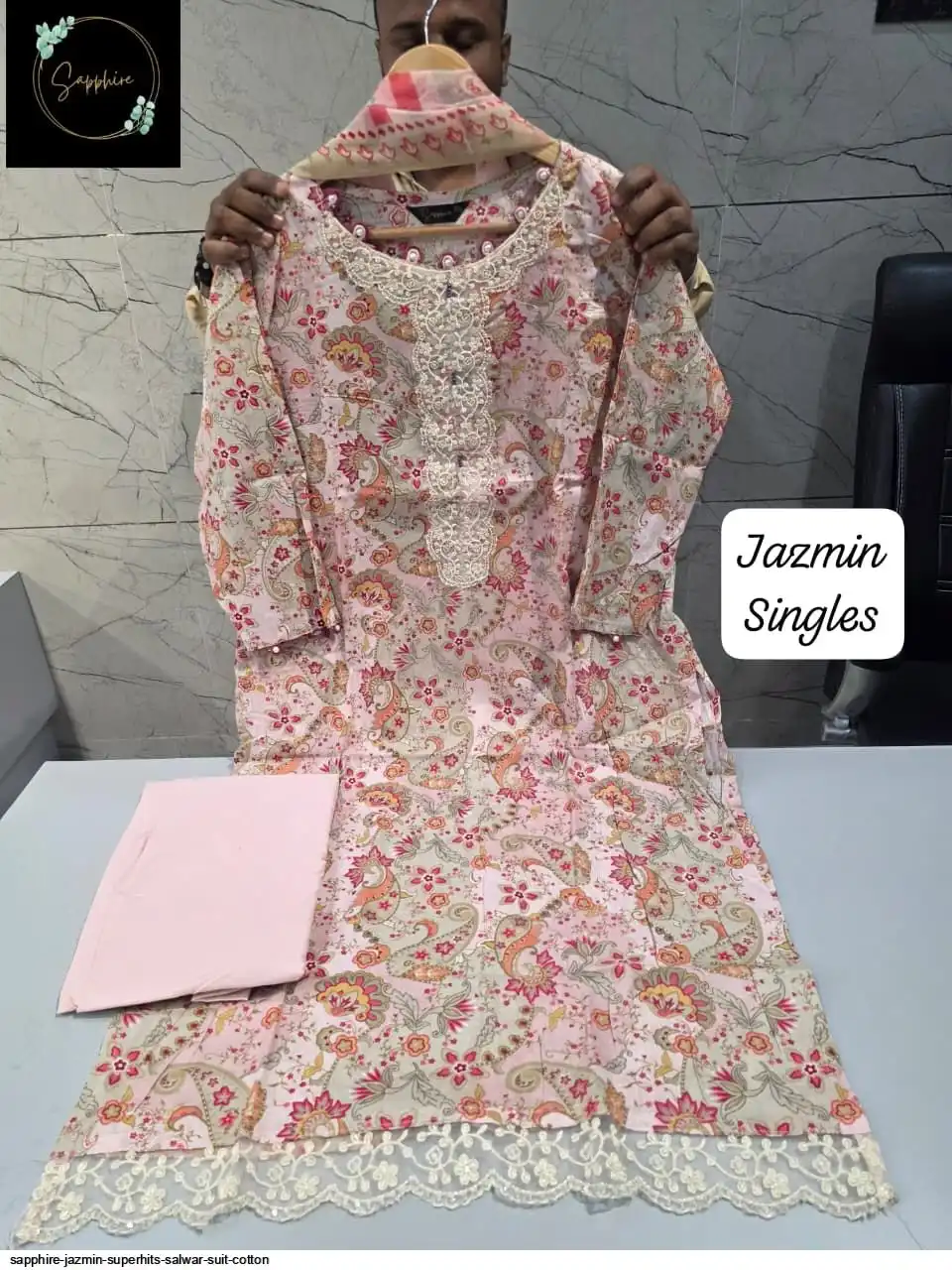 SAPPHIRE JAZMIN SUPERHITS SALWAR SUIT COTTON 119