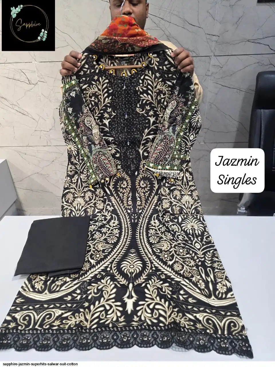 SAPPHIRE JAZMIN SUPERHITS SALWAR SUIT COTTON 127