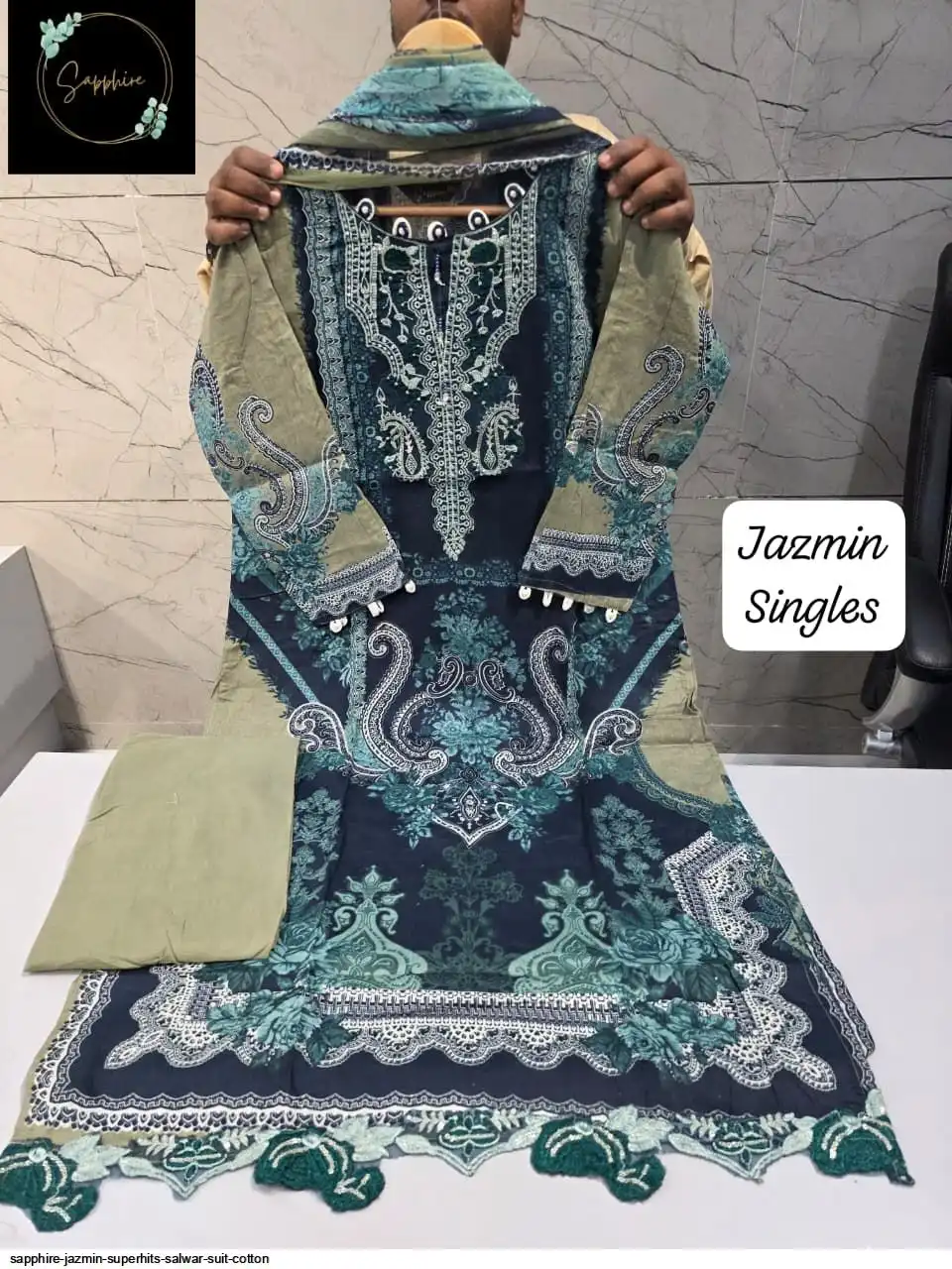 SAPPHIRE JAZMIN SUPERHITS SALWAR SUIT COTTON 128