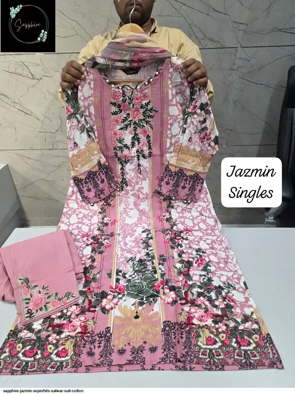 SAPPHIRE JAZMIN SUPERHITS SALWAR SUIT COTTON 132
