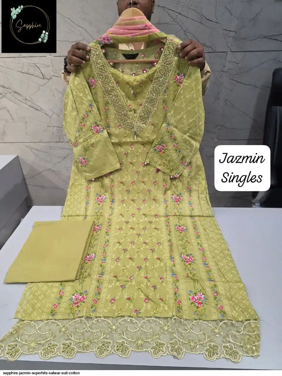 SAPPHIRE JAZMIN SUPERHITS SALWAR SUIT COTTON 131