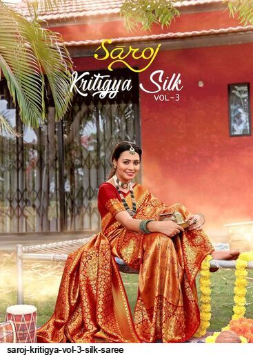SAROJ KRITIGYA VOL 3 SILK SAREE