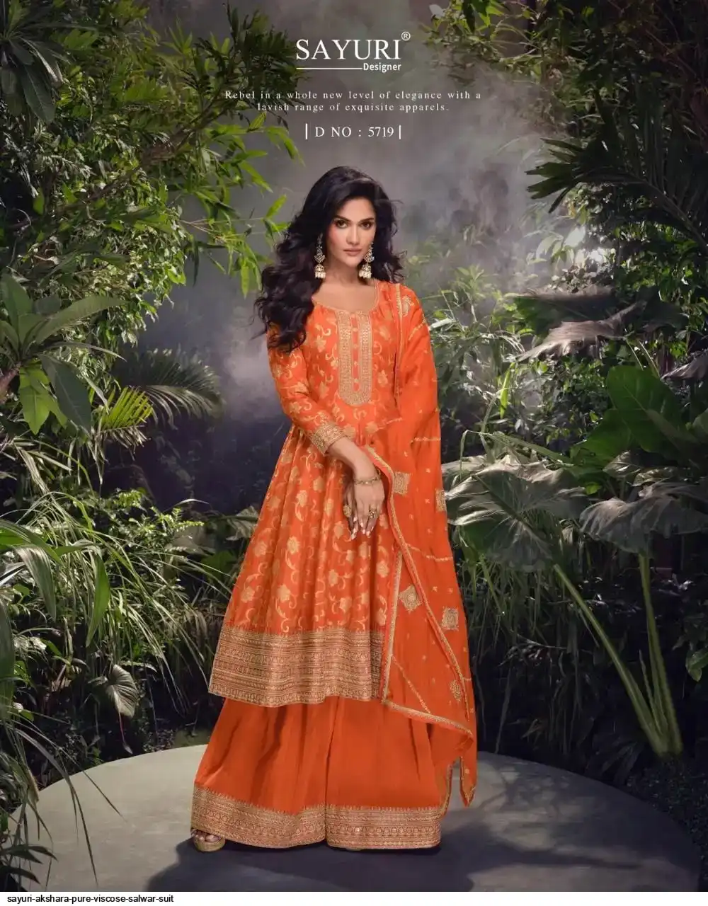SAYURI AKSHARA PURE VISCOSE SALWAR SUIT