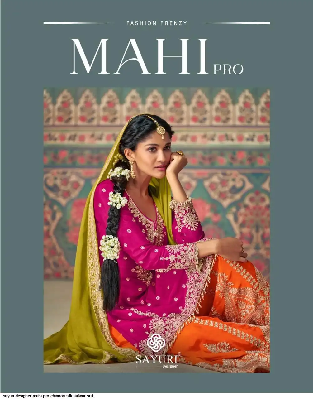 SAYURI DESIGNER MAHI PRO CHINNON SILK SALWAR SUIT