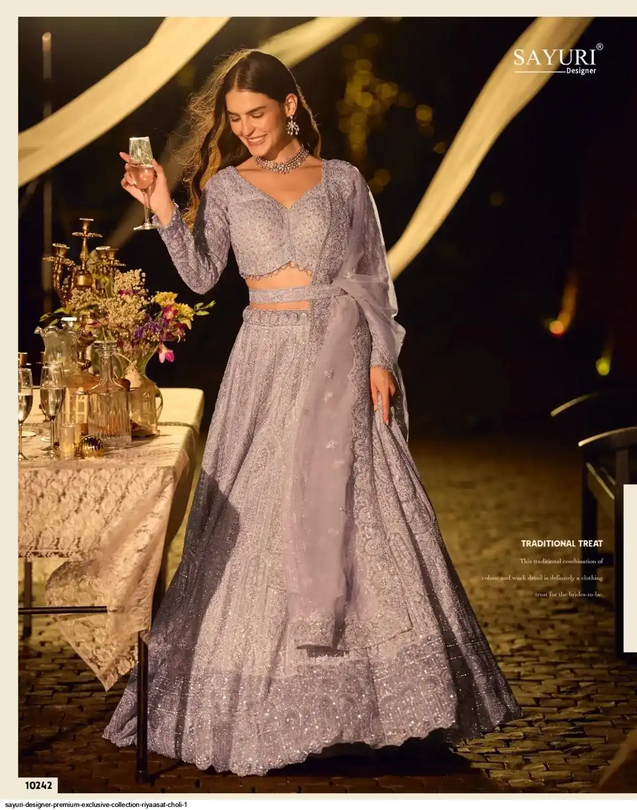 SAYURI DESIGNER PREMIUM EXCLUSIVE COLLECTION RIYAASAT CHOLI 1