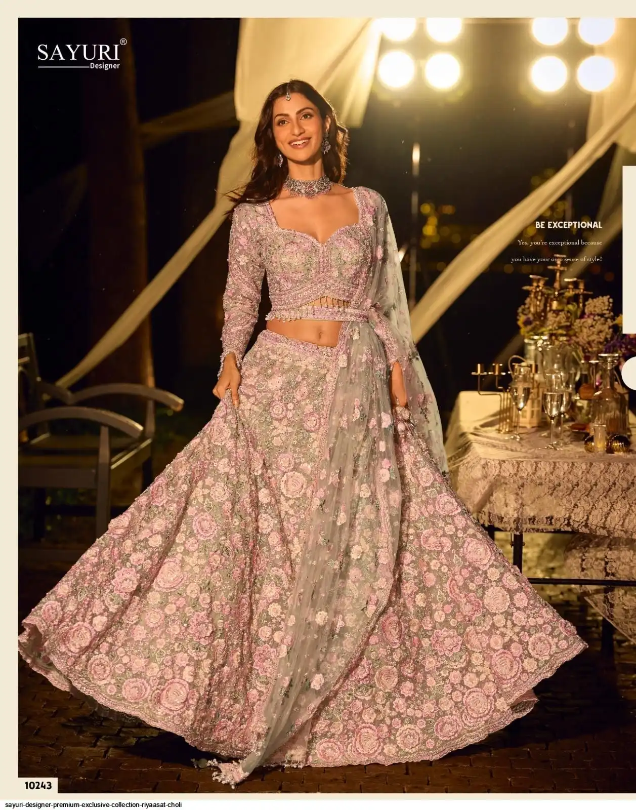 SAYURI DESIGNER PREMIUM EXCLUSIVE COLLECTION RIYAASAT CHOLI 3