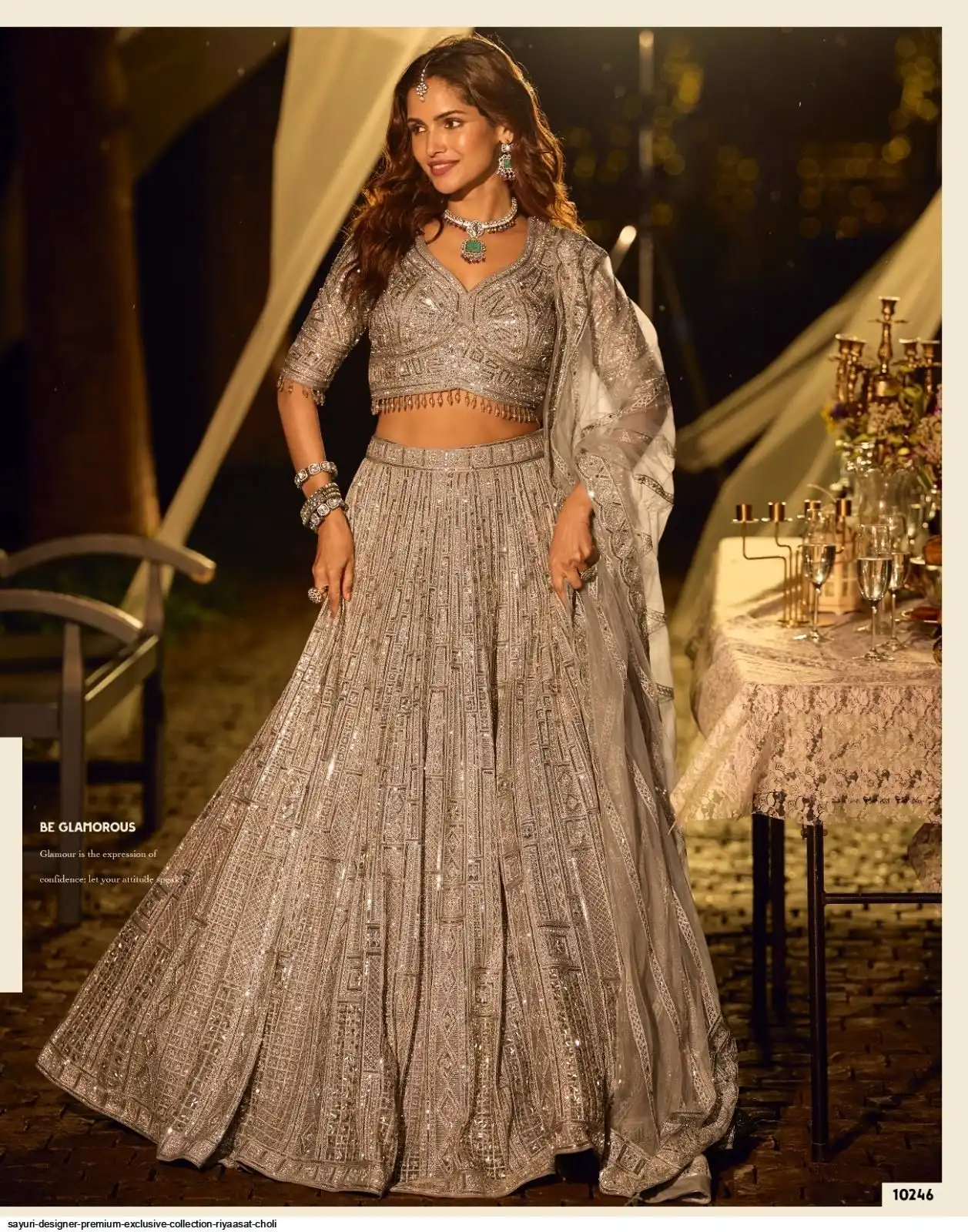 SAYURI DESIGNER PREMIUM EXCLUSIVE COLLECTION RIYAASAT CHOLI 4