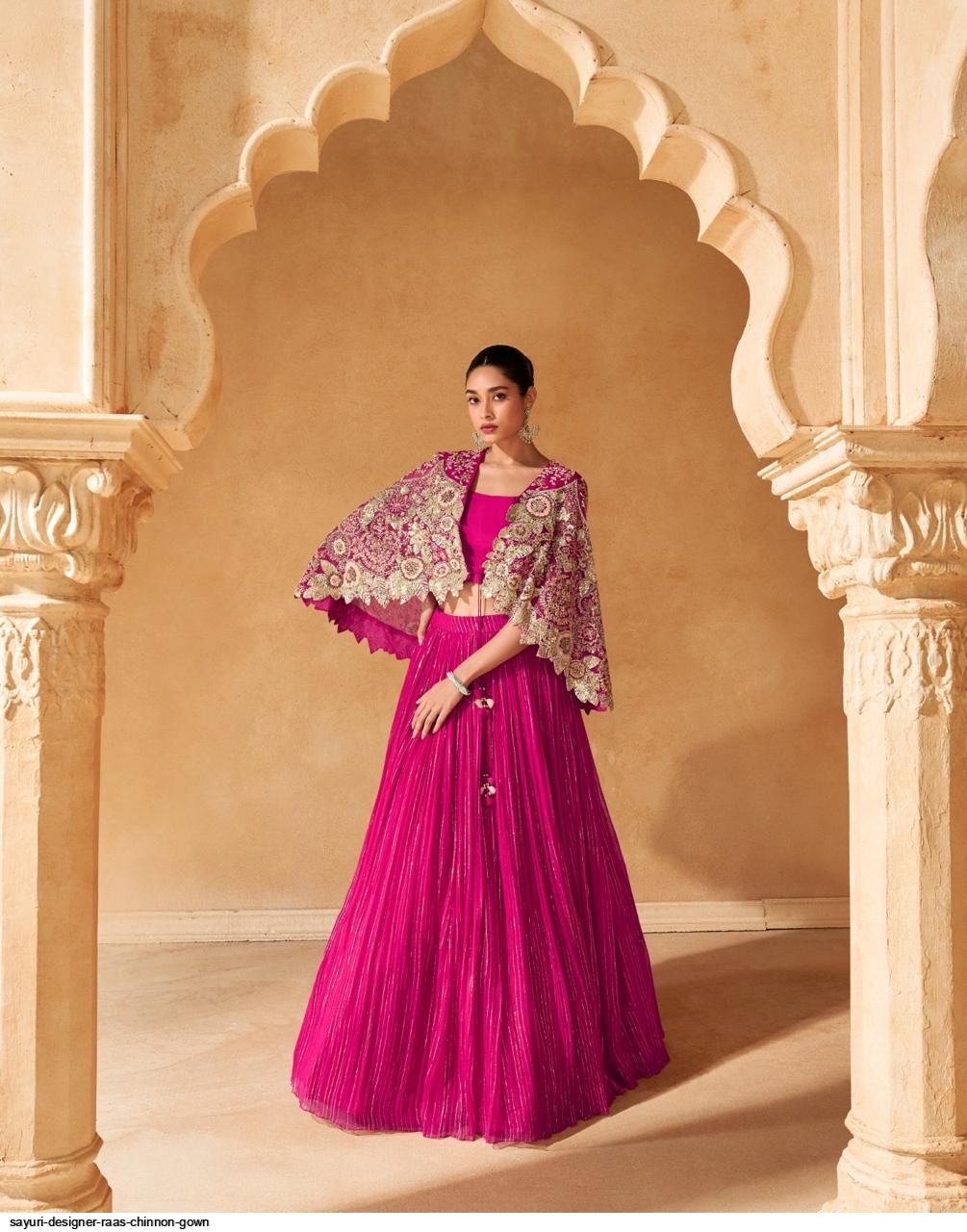 SAYURI DESIGNER raas chinnon gown