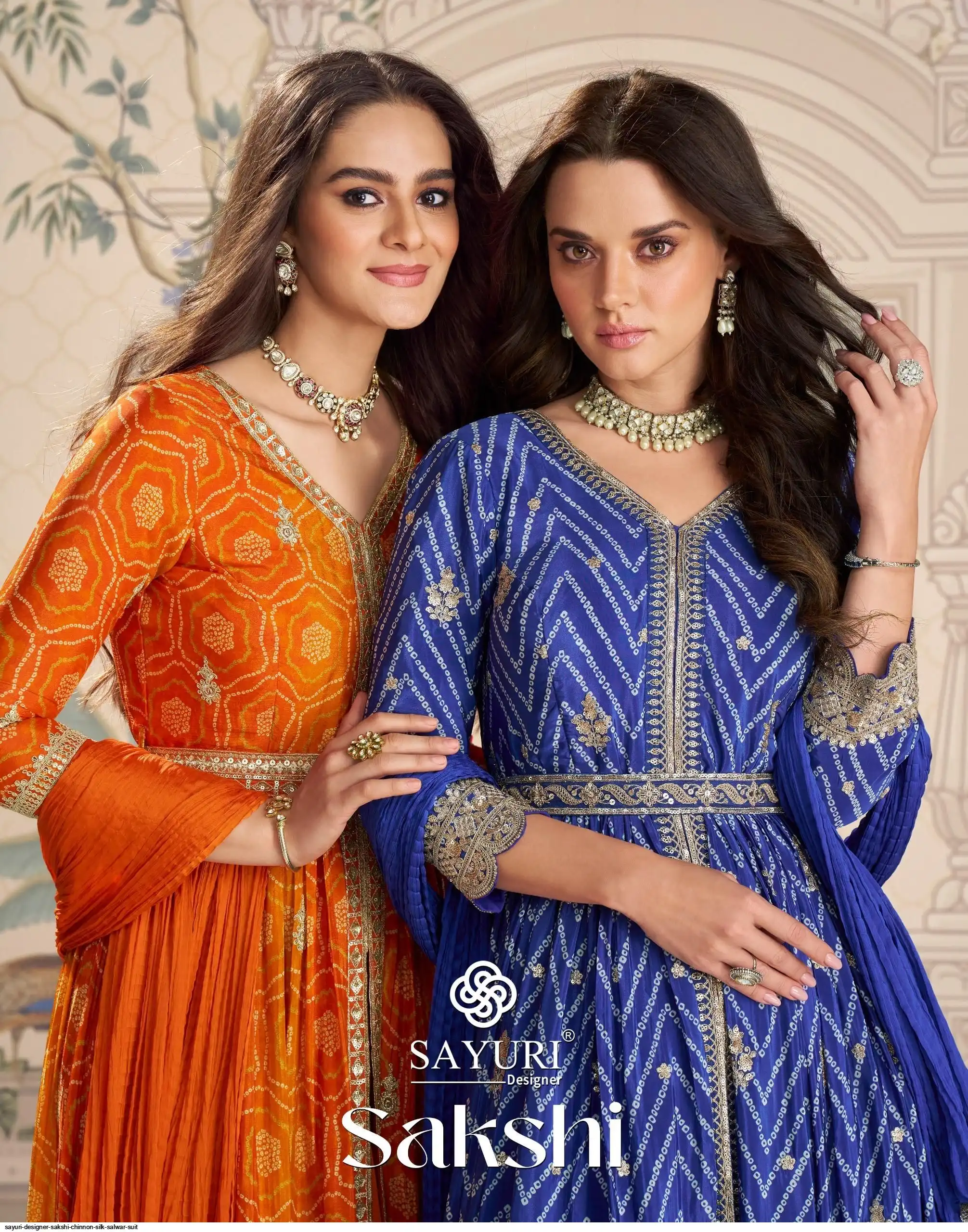 SAYURI DESIGNER SAKSHI CHINNON SILK SALWAR SUIT