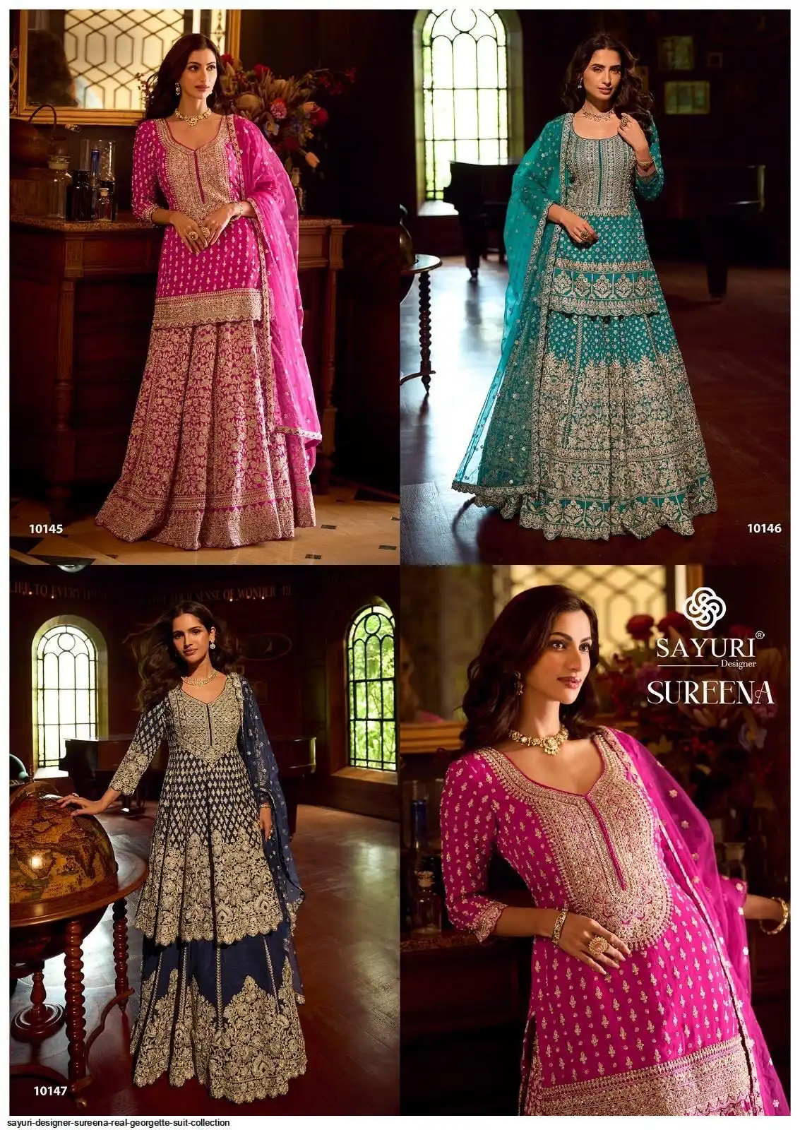 SAYURI DESIGNER SUREENA REAL GEORGETTE SUIT COLLECTION