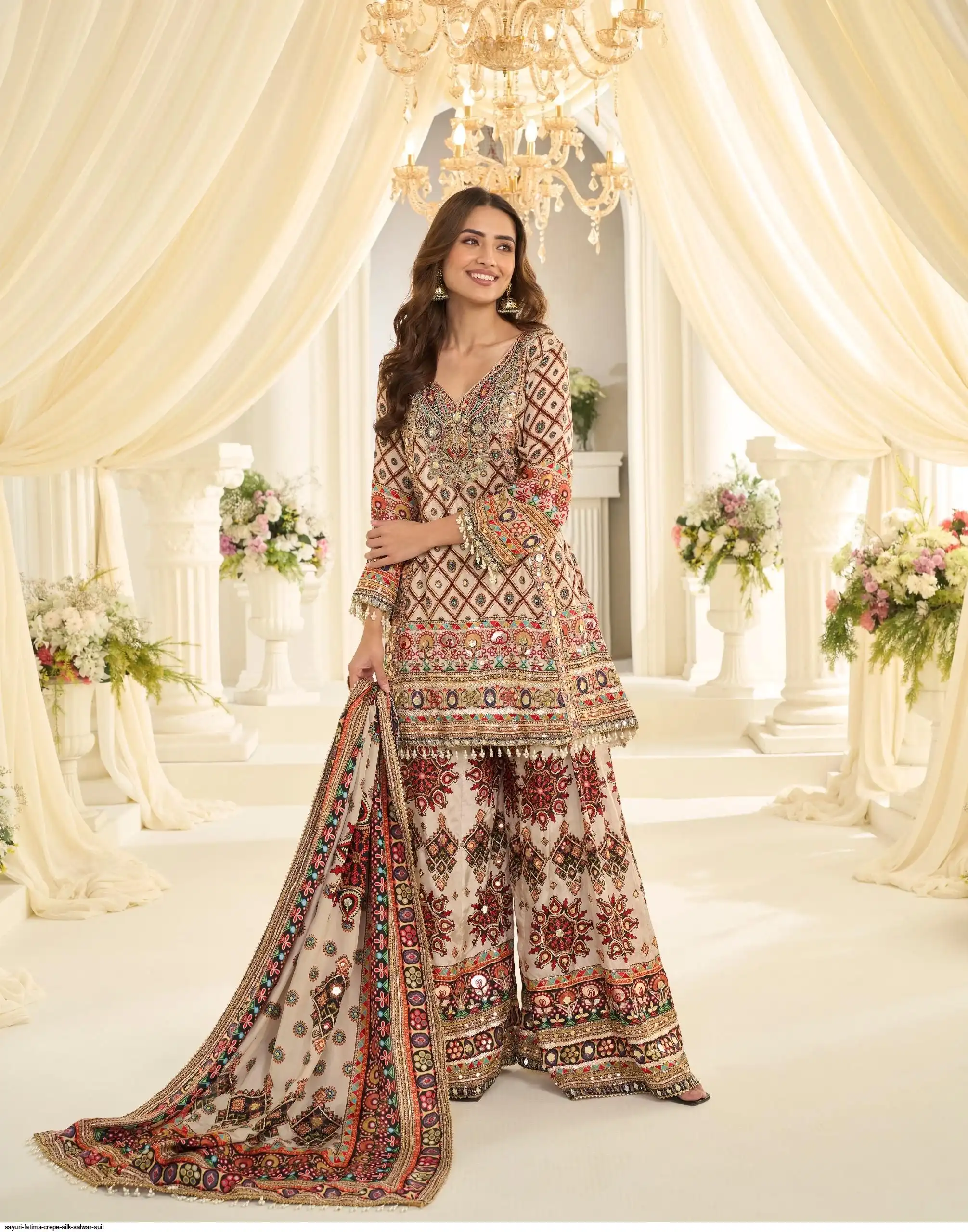 SAYURI FATIMA CREPE SILK SALWAR SUIT 10259